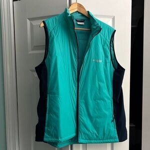 Columbia Turquoise and Navy Montrail Vest